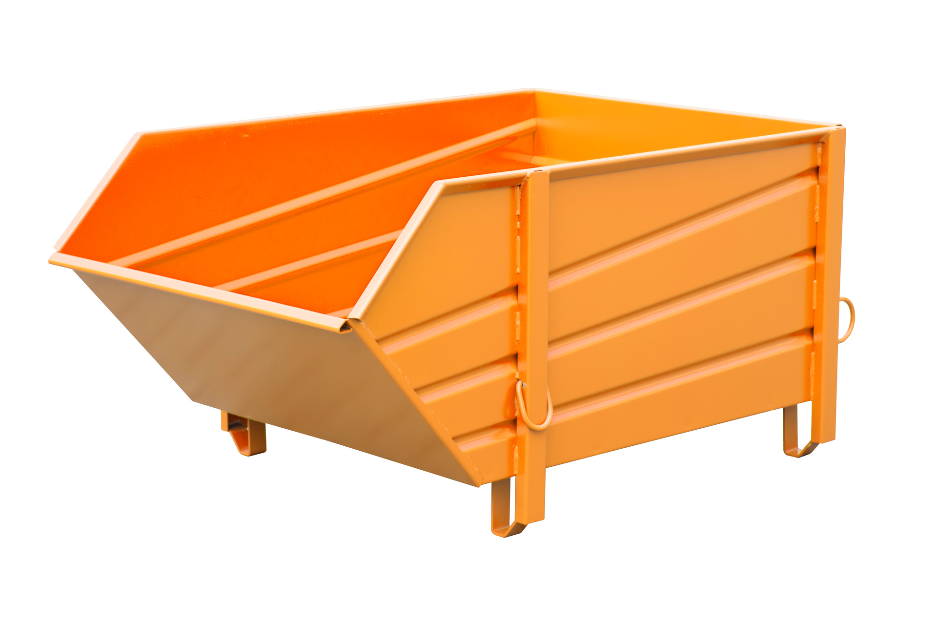 Baustoffbehälter Typ BBP RAL 2000 Gelborange